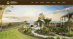 Desktop Screenshot of harmonylandscapes.net.au